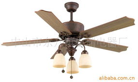 中山市東升鎮中瑞電器廠產品展示 吊扇與臺鐘系列